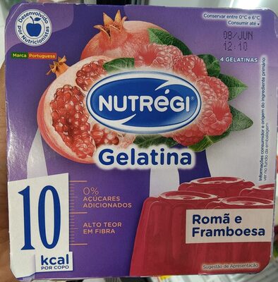 Gelatina Romã e Framboesa