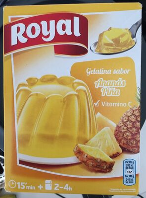 Gelatina sabor Piña