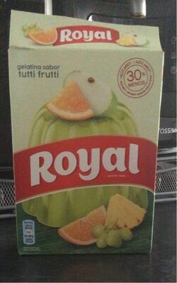 Gelatina sabor tutti frutti