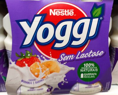 Sem Lactose Sabor Morango e Banana