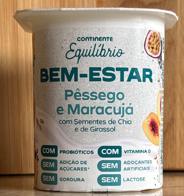 Bem-estar Pêssego e maracujá