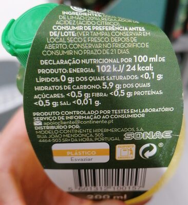 Tempero de Sumo de Limão