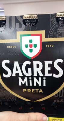 Cerveja C/Álcool Sagres Preta 25 cl