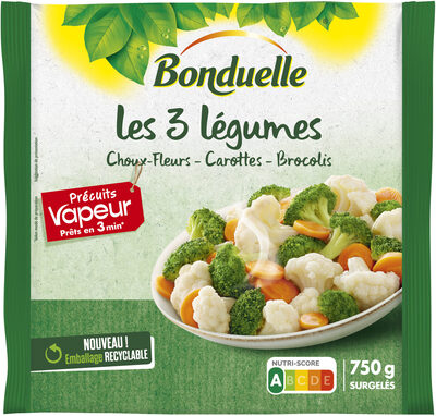 Les 3 légumes CF Broc Car 750g