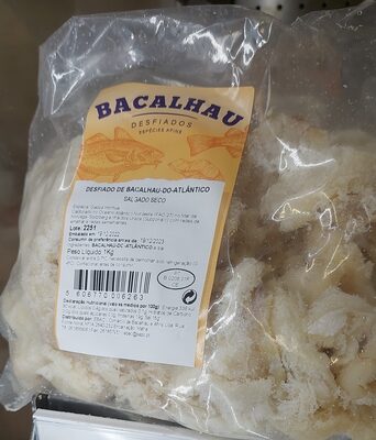 Desfiado de Bacalhau-do-Atlântico Salgado Seco