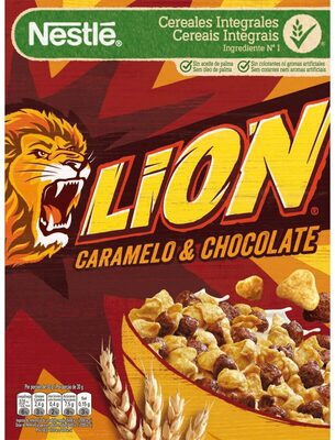 Nestle lion caramelo and chocolate