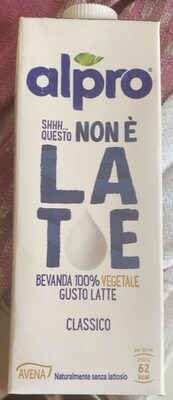 Bevanda 100% Vegetale Gusto Latte Classico Avena