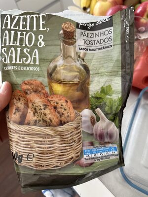 Pãezinhos Tostados Azeite, Alho & Salsa