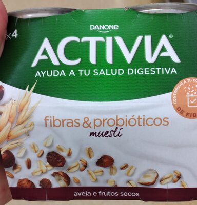 fibras & probióticos muesli aveia e frutos secos