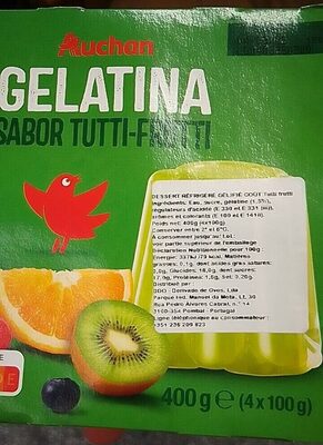 gelatina sabord tutti frutti