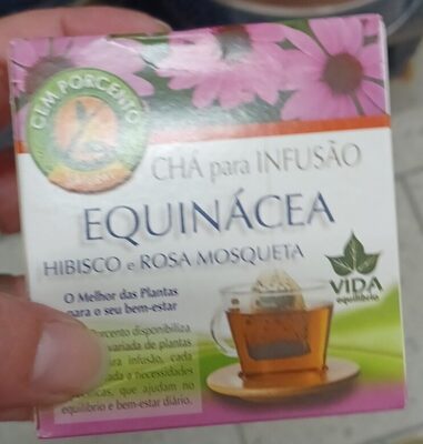 Chá para Infusão Equinácea Hibisco e Rosa Mosqueta