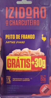 O Charcuteiro Peito de Frango Fatias Finas