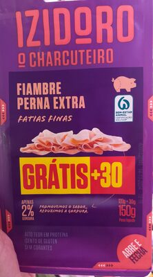 O Charcuteiro Fiambre Perna Extra Fatias Finas