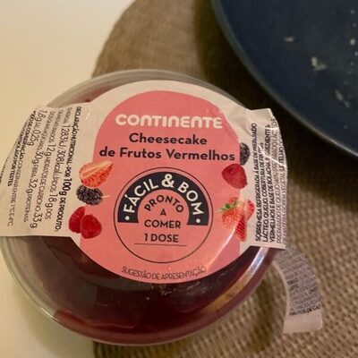 Cheesecake de frutos vermelhos