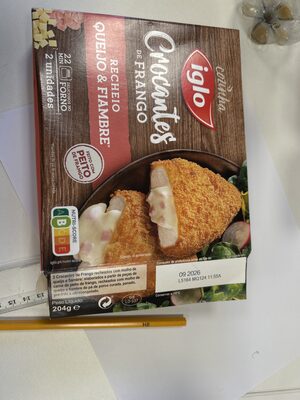 Chocantes de Frango - Recheio Queijo e Fiambre