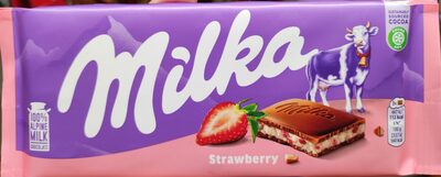 Chocolate de leite dos Alpes Strawberry