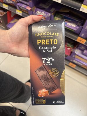 Chocolate Preto Caramelo E Sal