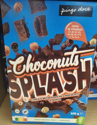 Choconuts Splash Cereais Recheados de Chocolate e Avelã