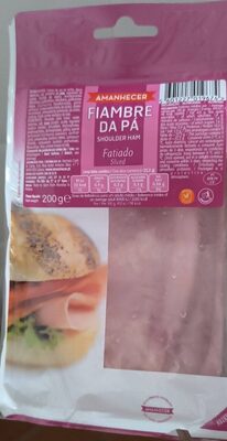 Fiambre da pá fatiado
