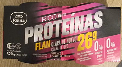 Rico en Proteínas Flan con Clara de Huevo
