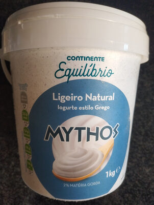 Ligeiro Natural Iogurte estilo Grego Mythos
