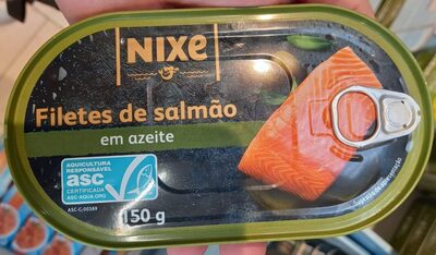 Filetes de salmão em azeite