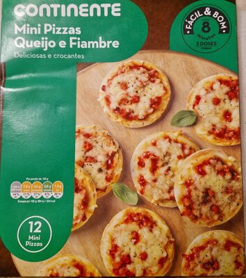 Mini Pizzas Queijo E Fiambre