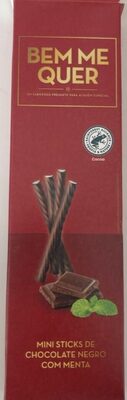 Mini Sticks de Chocolate Negro com Menta