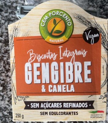 Biscoitos gengibre canela