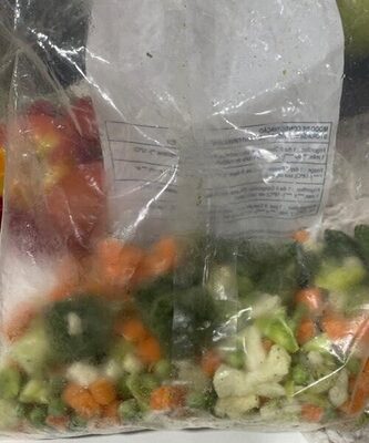 Mistura de vegetais congelados