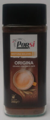 Mistura solúvel de cevada, chicória e café em pó