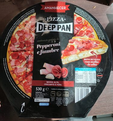 Pizza Deep Pan Pepperoni e fiambre