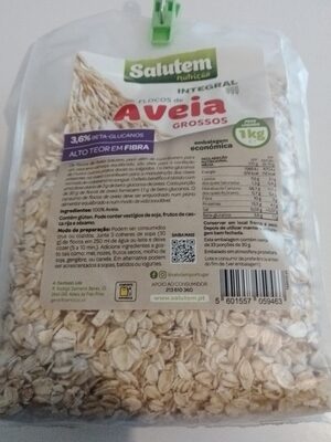 Flocos de aveia integral grossos