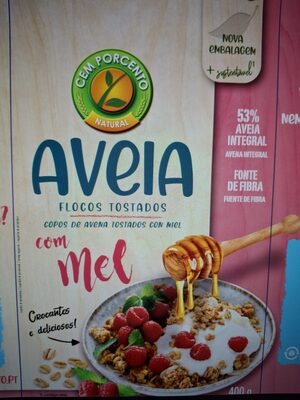 Flocos de Aveia Tostados com Mel