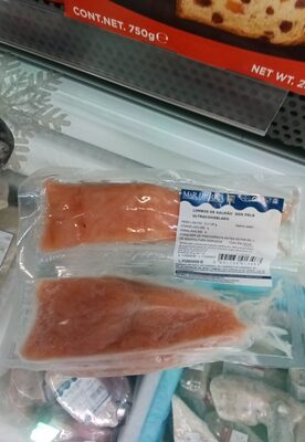 lombos de salmão sem pele