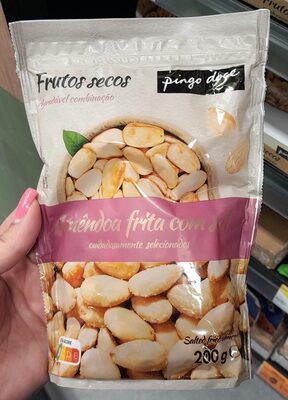 Amêndoa frita com sal