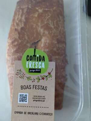 Empada de Bacalhau c/Chouriço