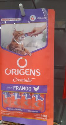 Snack Gatos Origens 60gr Creminho Frango