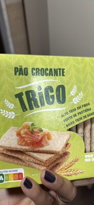 Pão crocante trigo