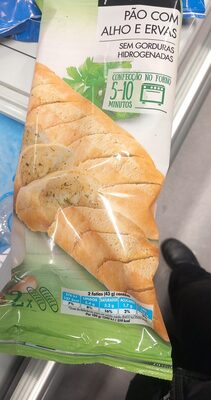 Pão de alho e ervas cong