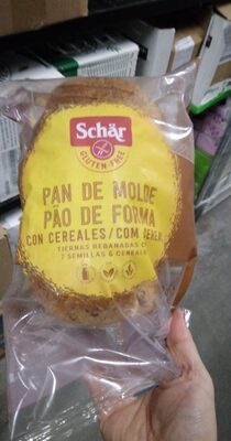 Pão de forma com cereais schar