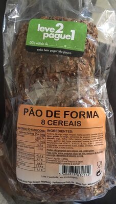 Pão de Forma 8 Cereais