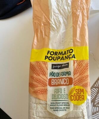 Pão de Forma Branco Sem Côdoa