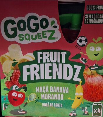 GoGo Squeez Maçã Banana Morango