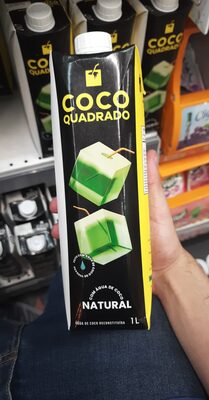 Coco quadrado natural 1L