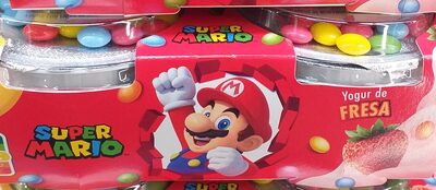 Yogur de Fresa Super Mario