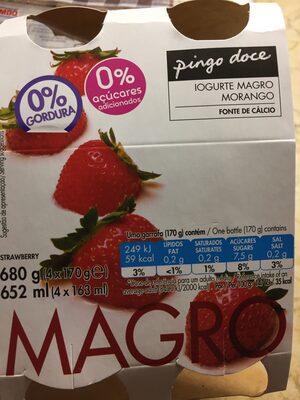 Iogurte Magro Morango