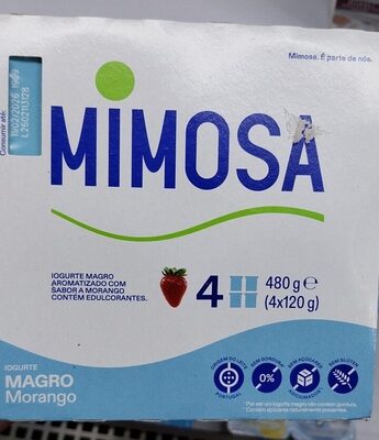 Iogurte Magro Aromatizado com Sabor a Morango