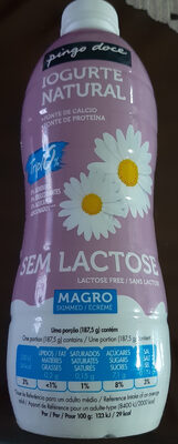 Iogurte Natural sem Lactose Magro