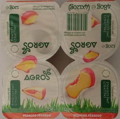 Iogurte com Pedaços de Pêssego